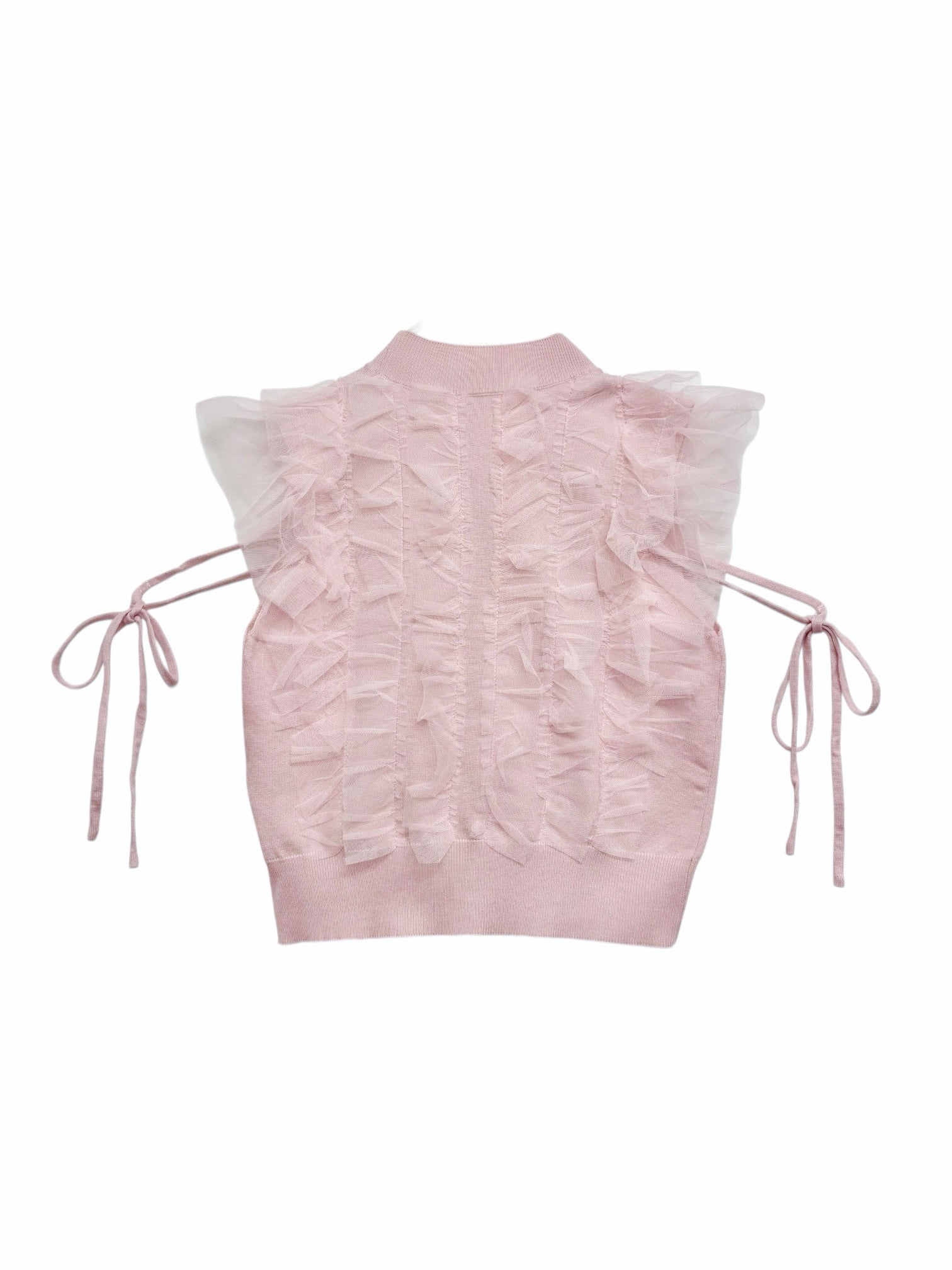 bijou tulle sleeveless knit – ROUGE by POMME d'amour