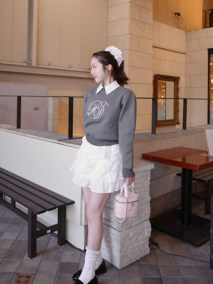 PD♡logo knit
