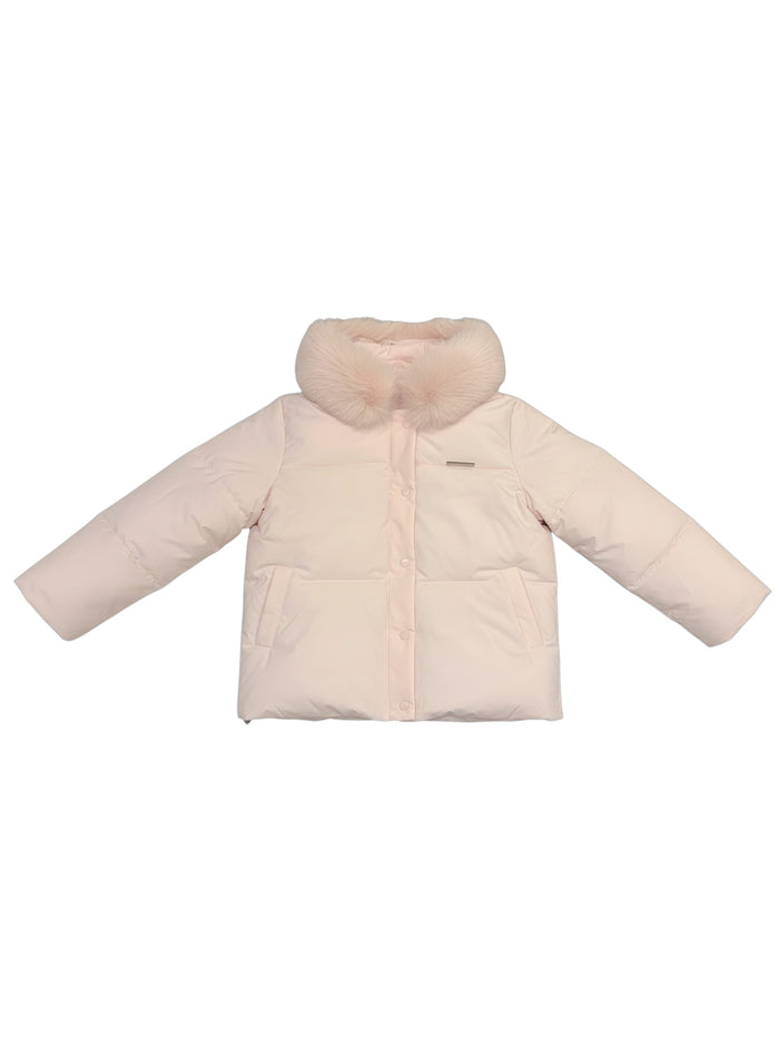 fur hoodie padded jacket