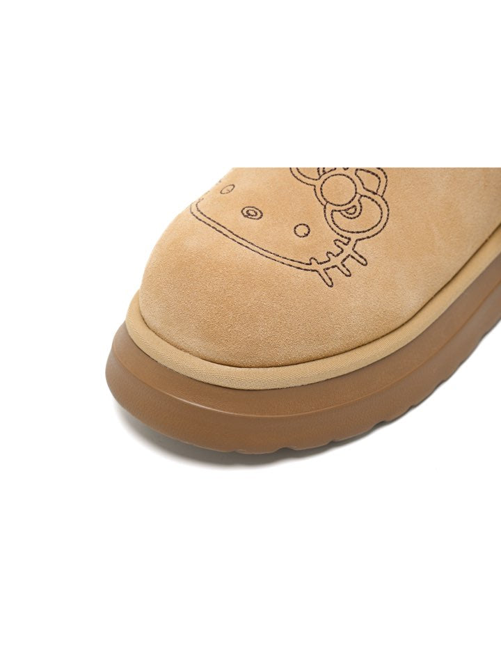 Oboot-medium HELLO KITTY / camel – ROUGE by POMME d'amour