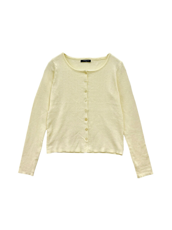 eyelet cardigan