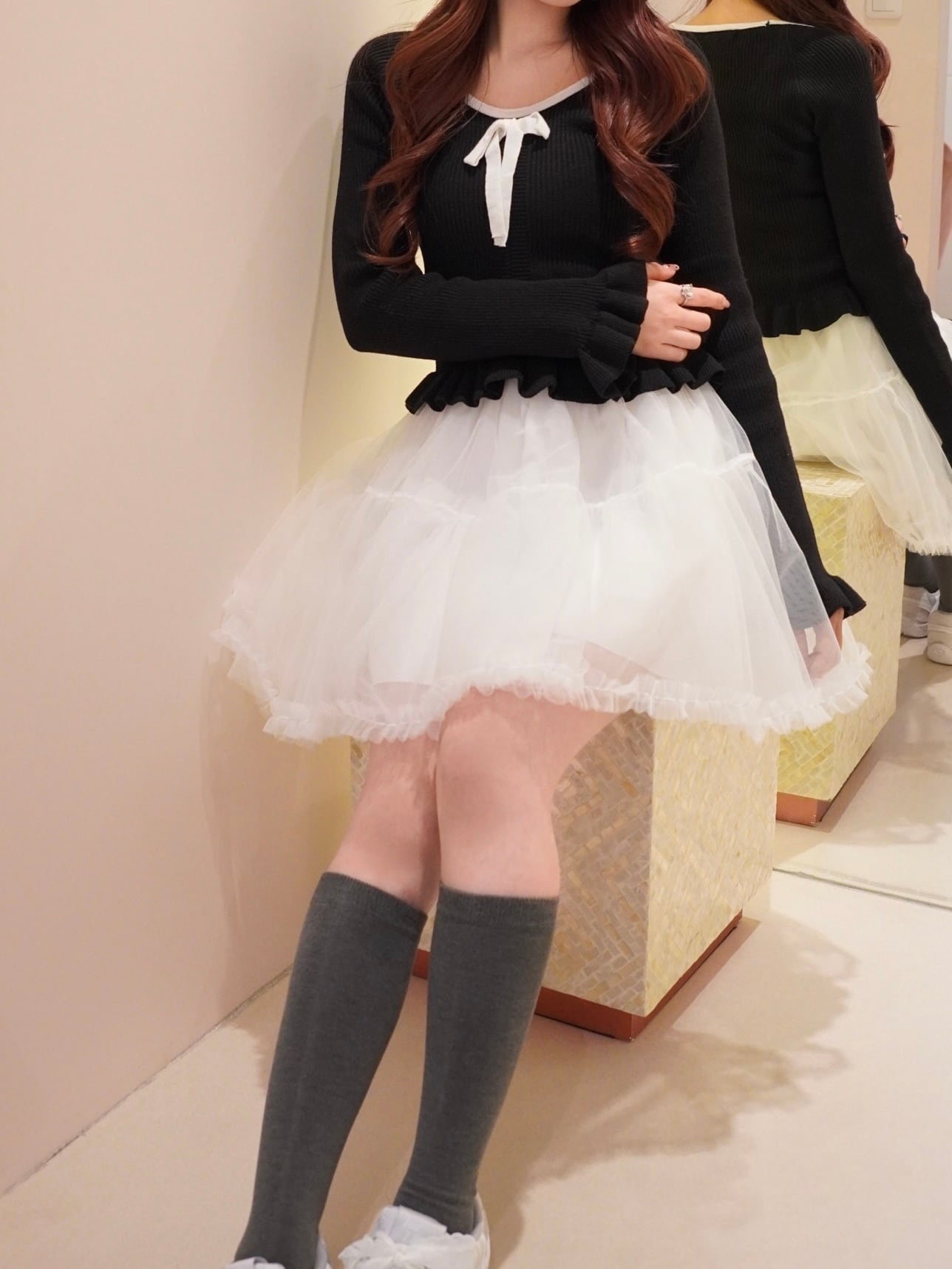 モデル160cm（Sサイズ着用）