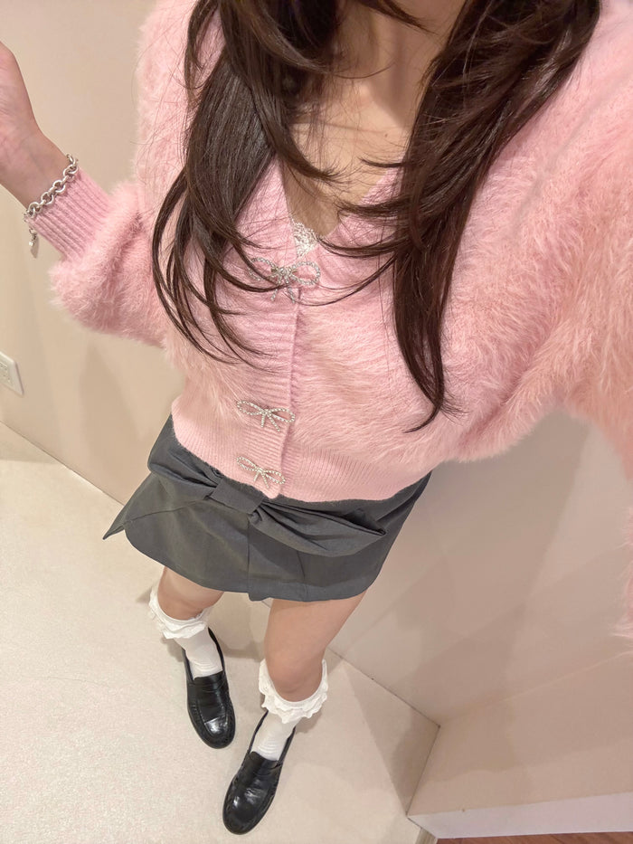 bijou ribbon cardigan