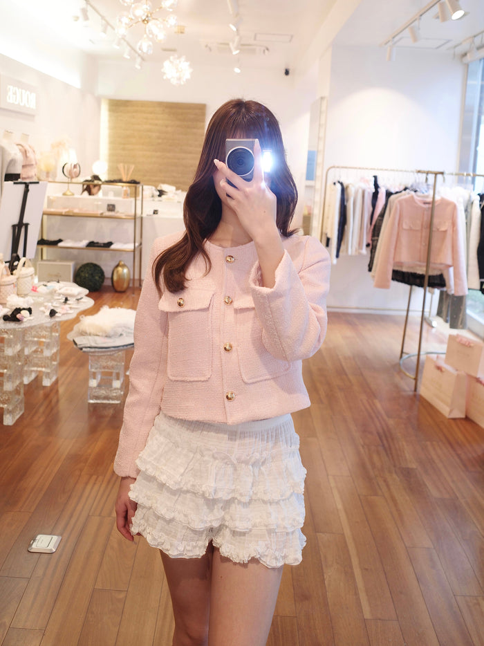 glitter tweed jacket