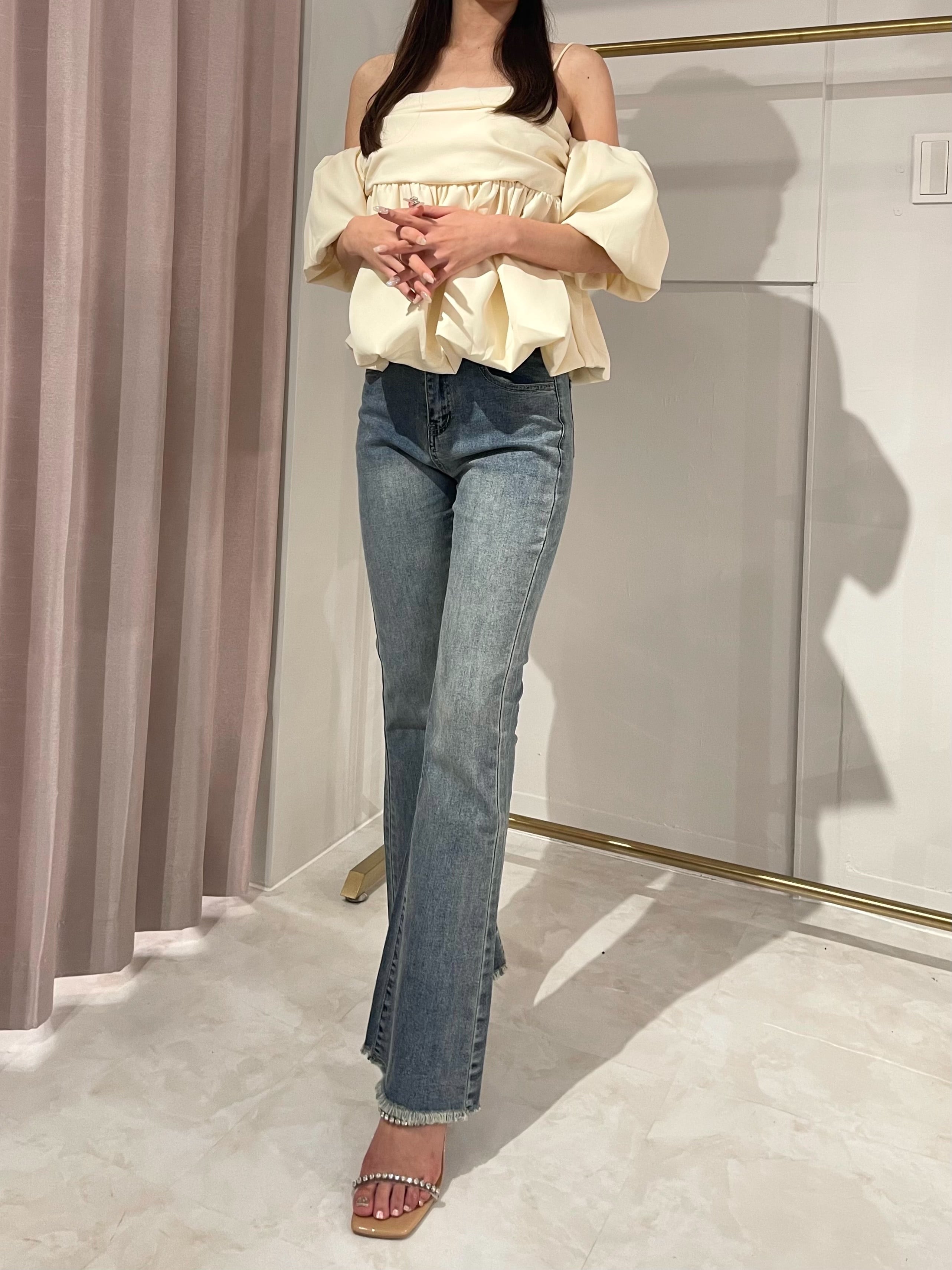 stretch flare denim – ROUGE by POMME d'amour