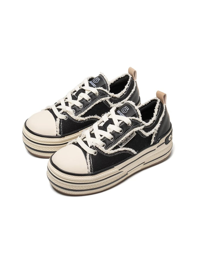 【OLD ORDER】Canvas High / black×white