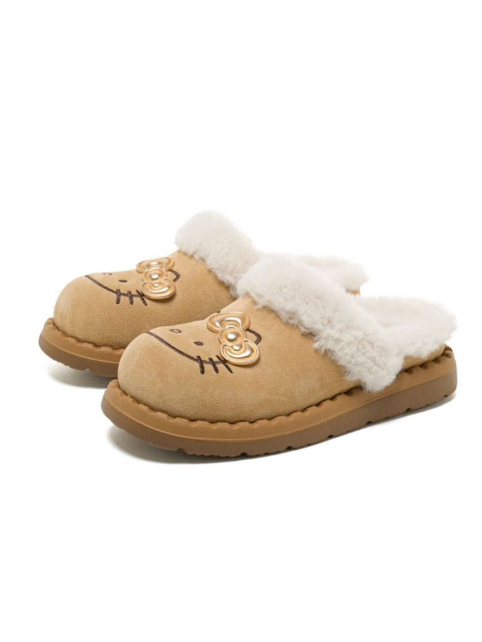 Oboot-Slip HELLO KITTY / brown