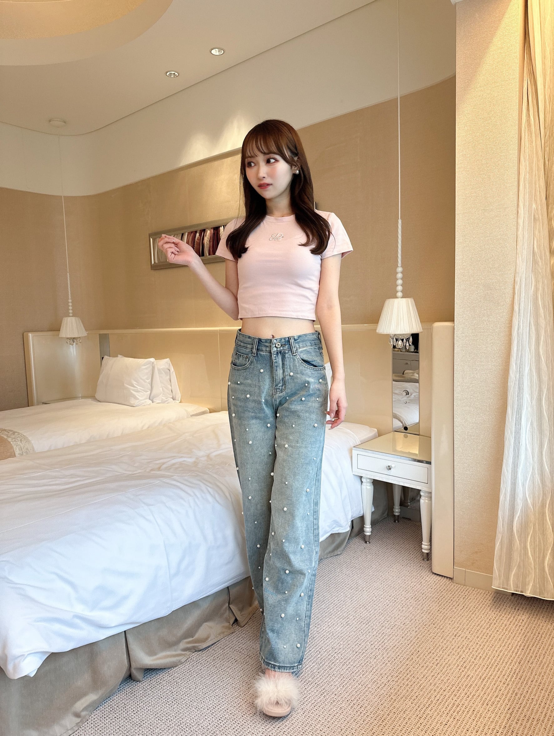 pearl straight denim – ROUGE by POMME d'amour