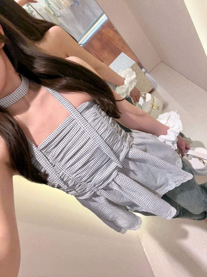 peplum tie tops