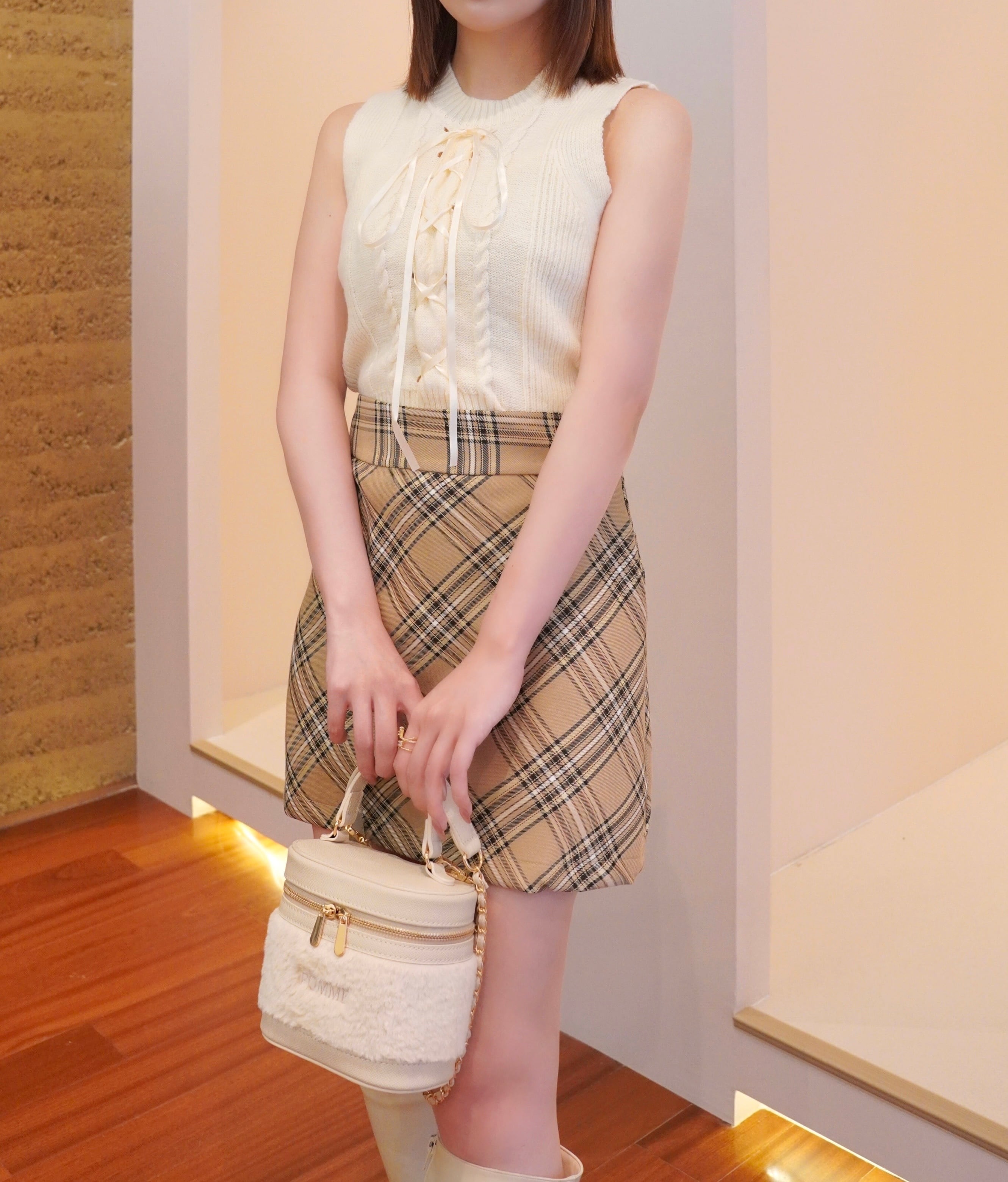 plaid mini skirt – ROUGE by POMME d'amour