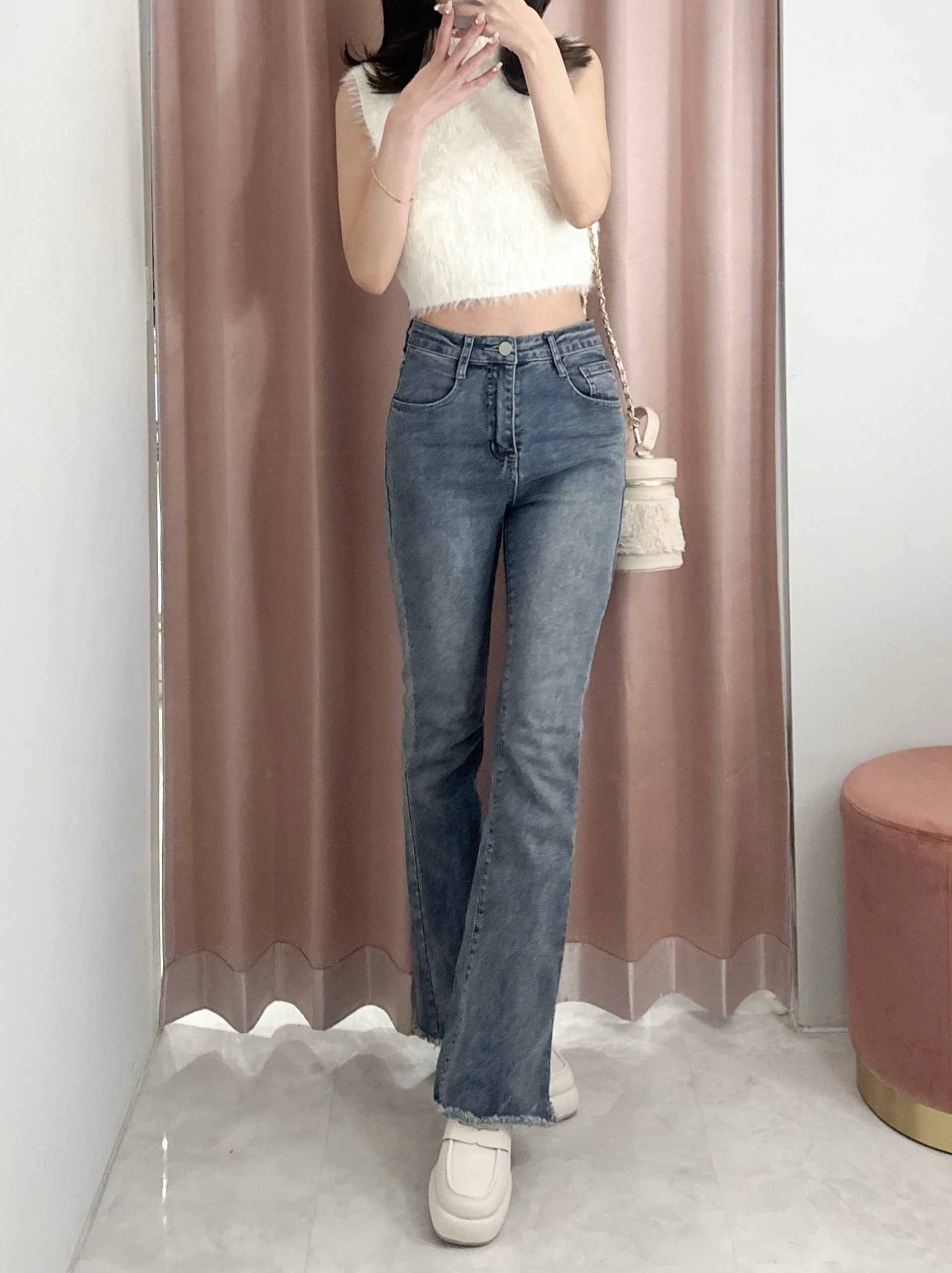stretch flare denim – ROUGE by POMME d'amour