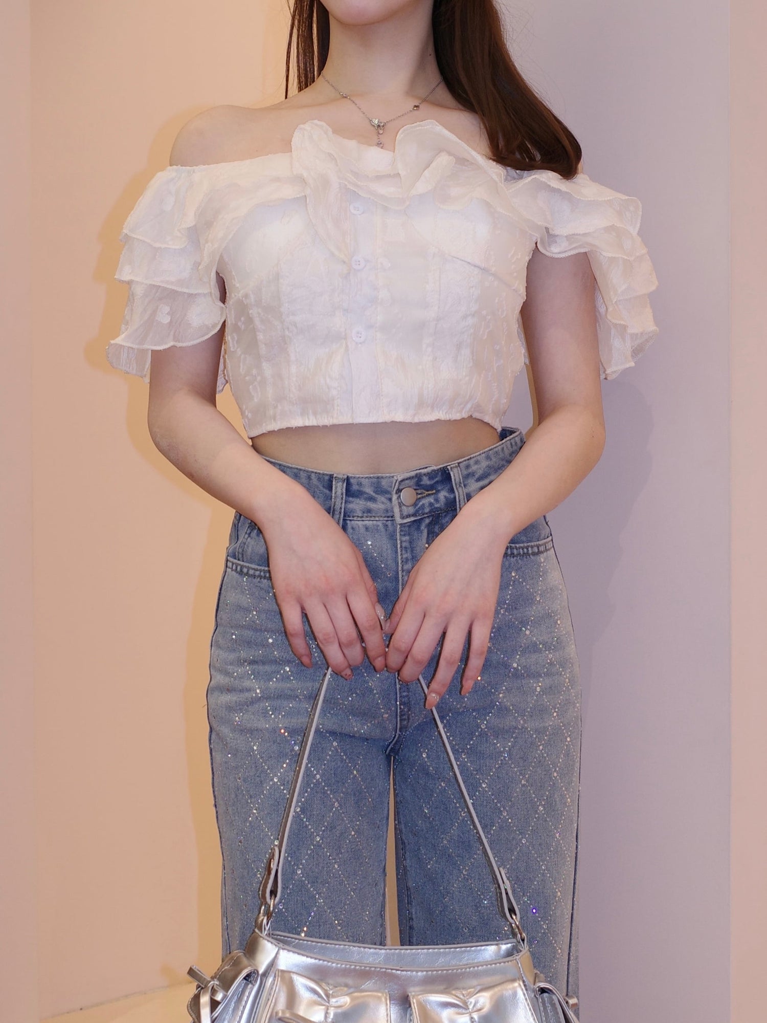 モデル163cm（Fサイズ着用）