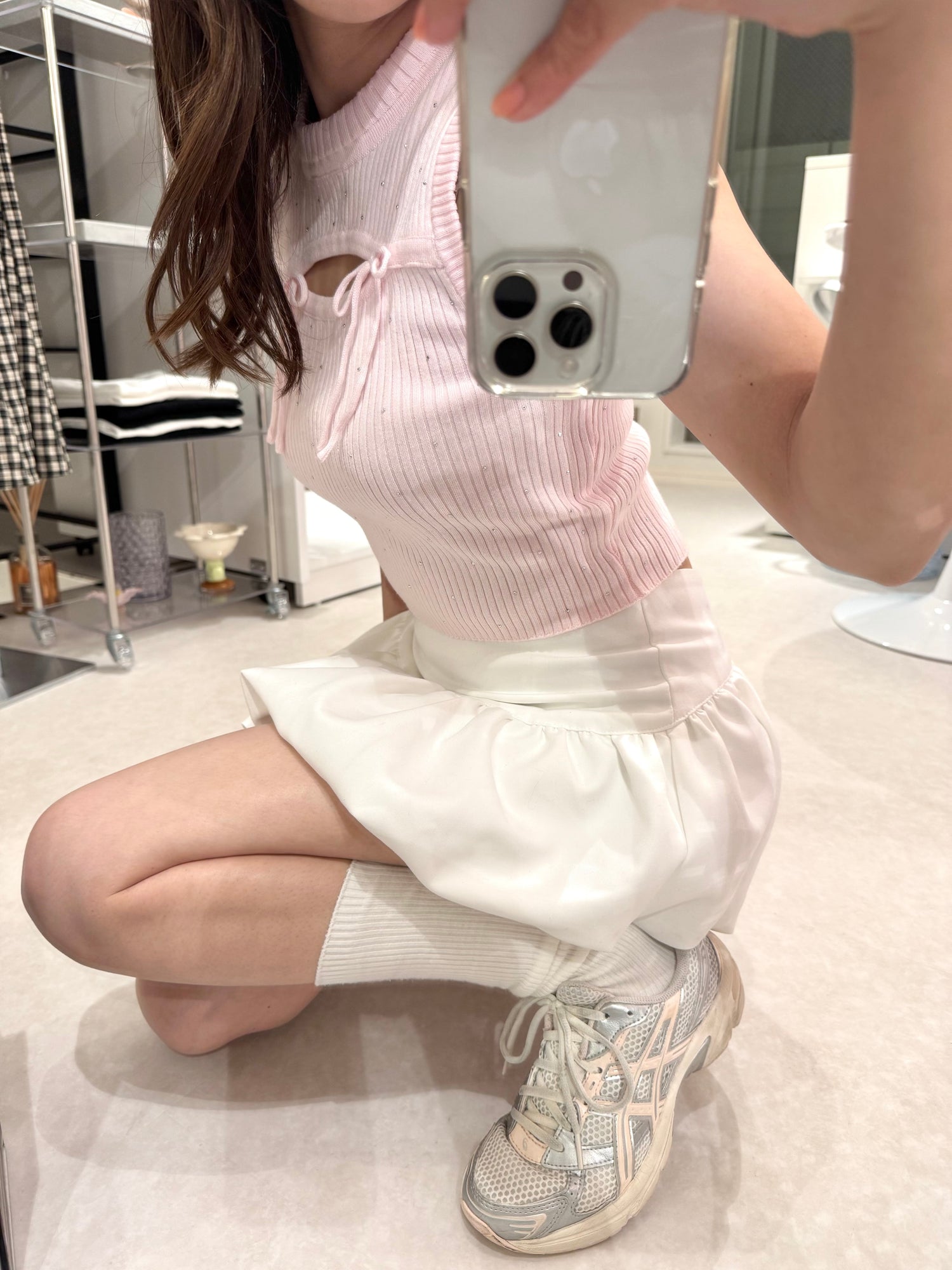 モデル153cm（Sサイズ着用）