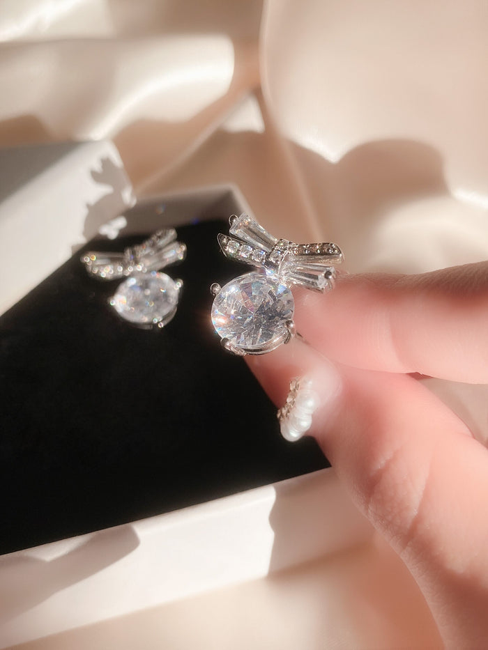 ribbon bijou pierce/earring
