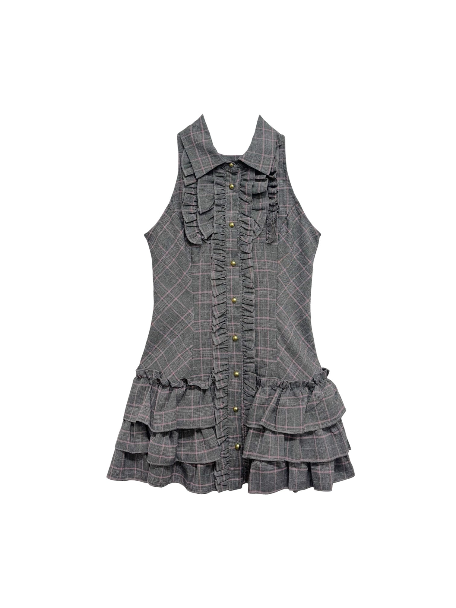 rose tiered onepiece – ROUGE by POMME d'amour