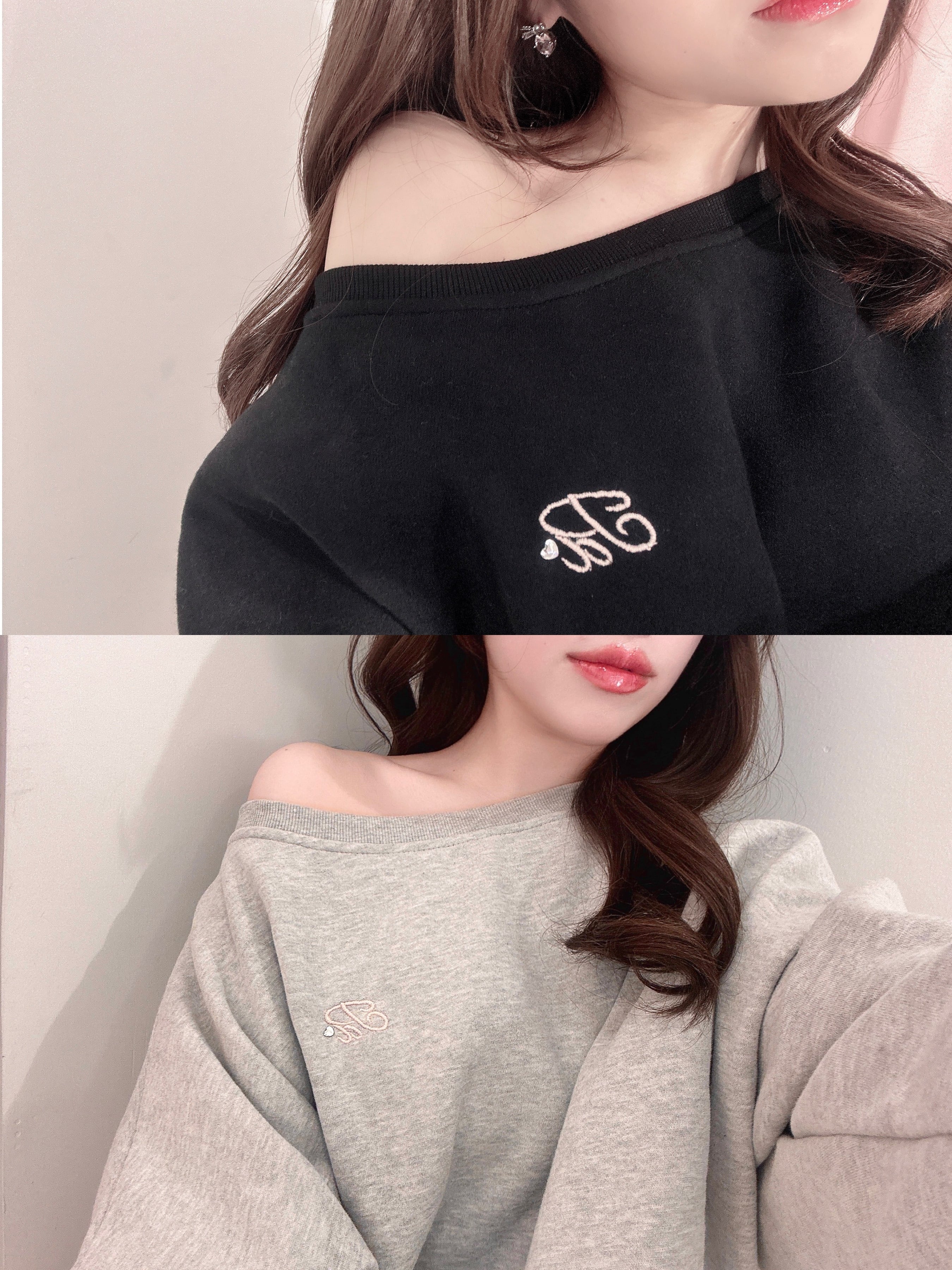 Pd' one shoulder sweat – ROUGE by POMME d'amour