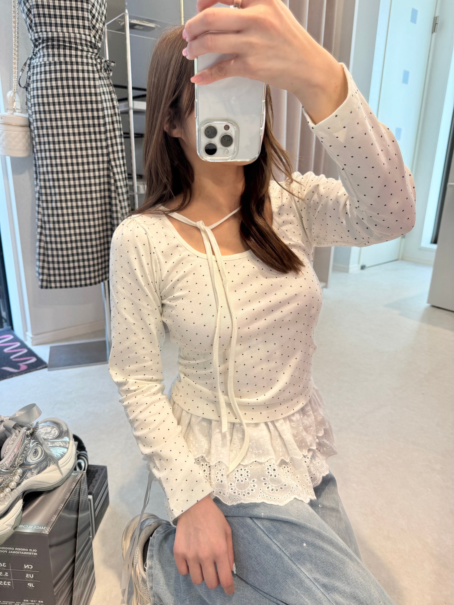 モデル153cm（Fサイズ着用）