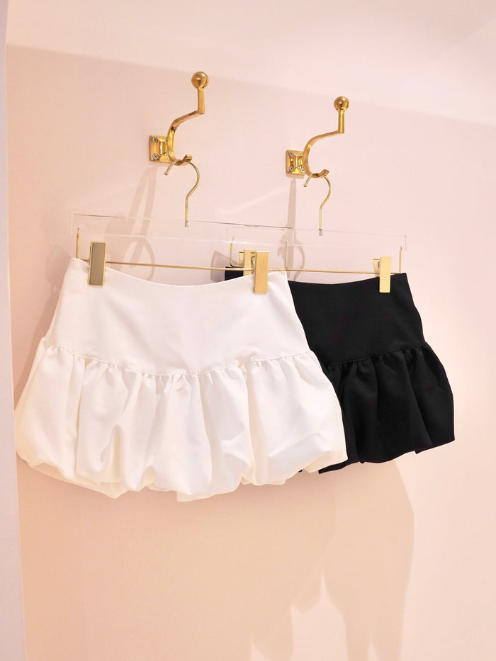 balloon mini skirt