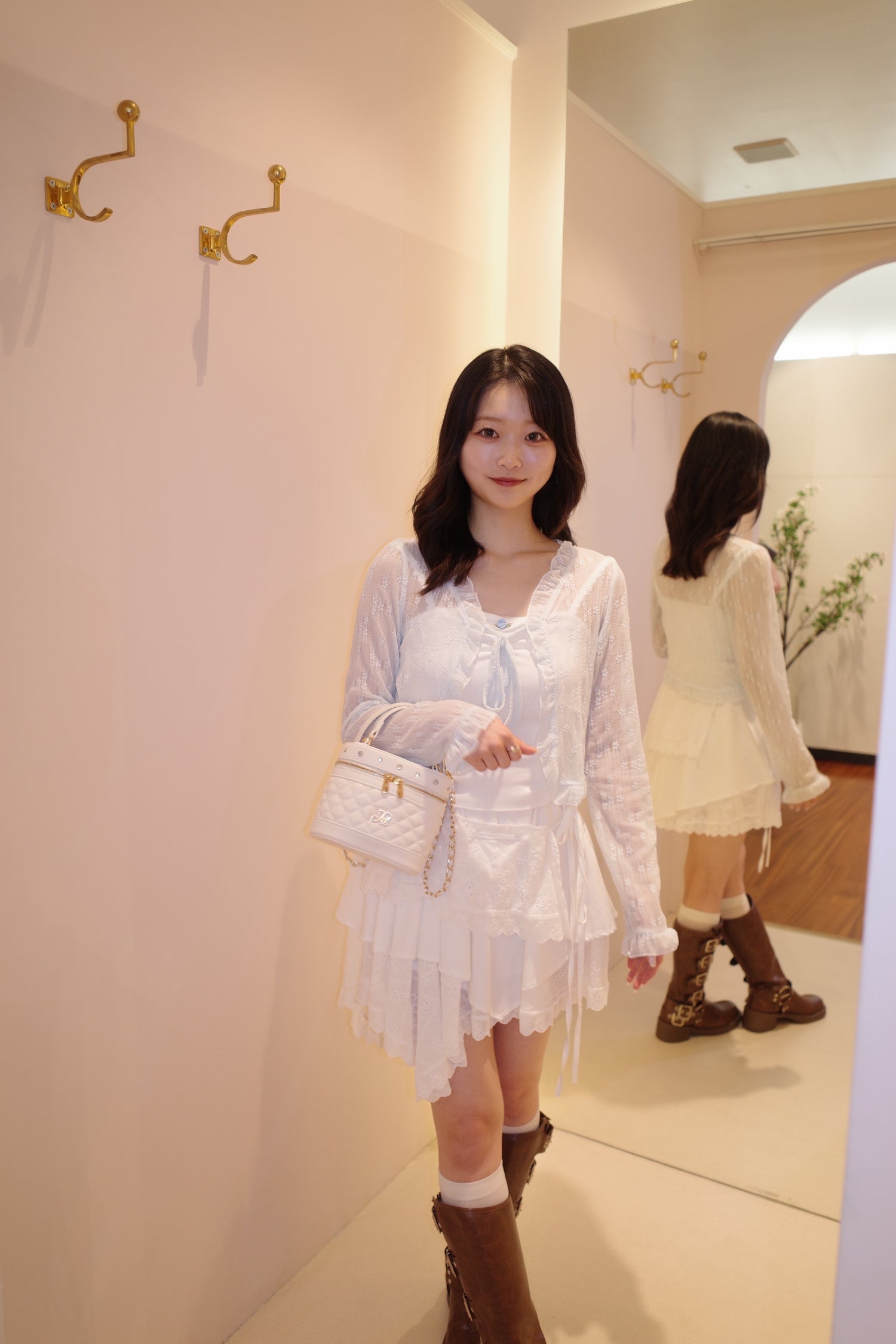 モデル155cm（Fサイズ着用）