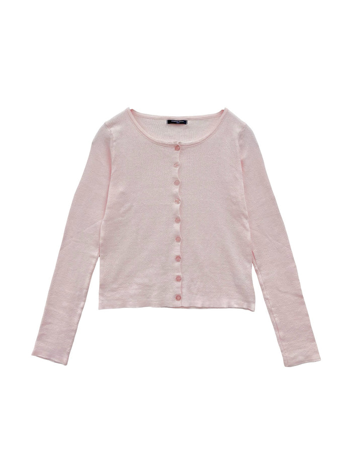 eyelet cardigan