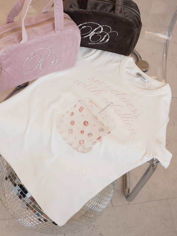 7th cake heart stone tee