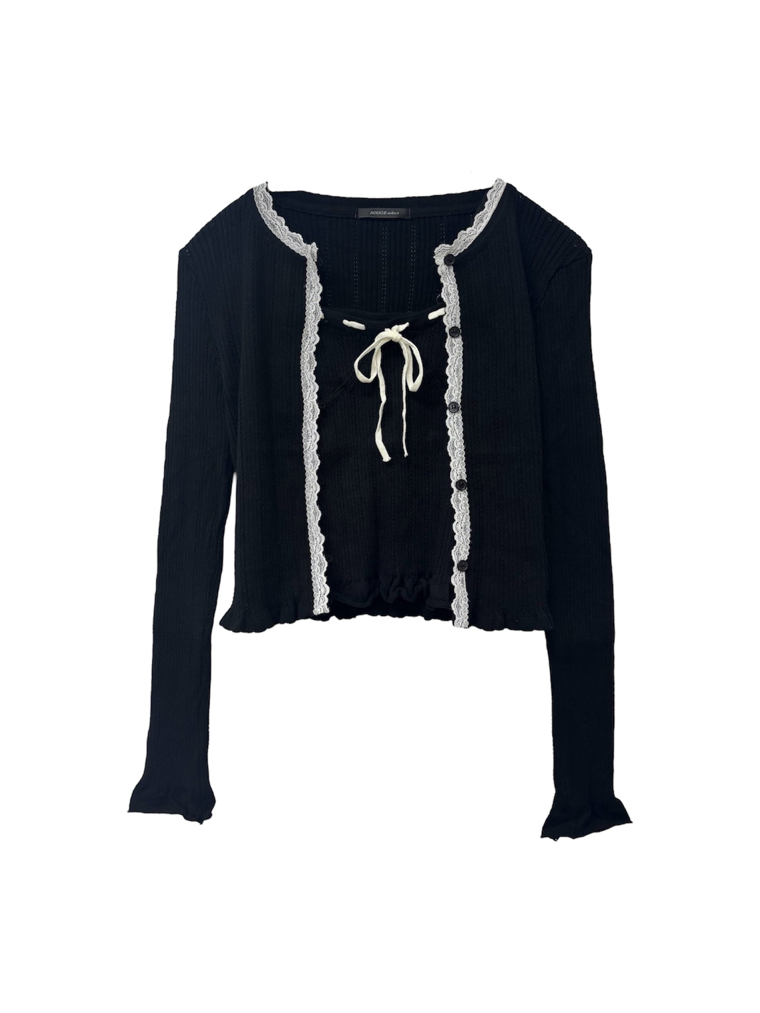 lace cami cardigan – ROUGE by POMME d'amour