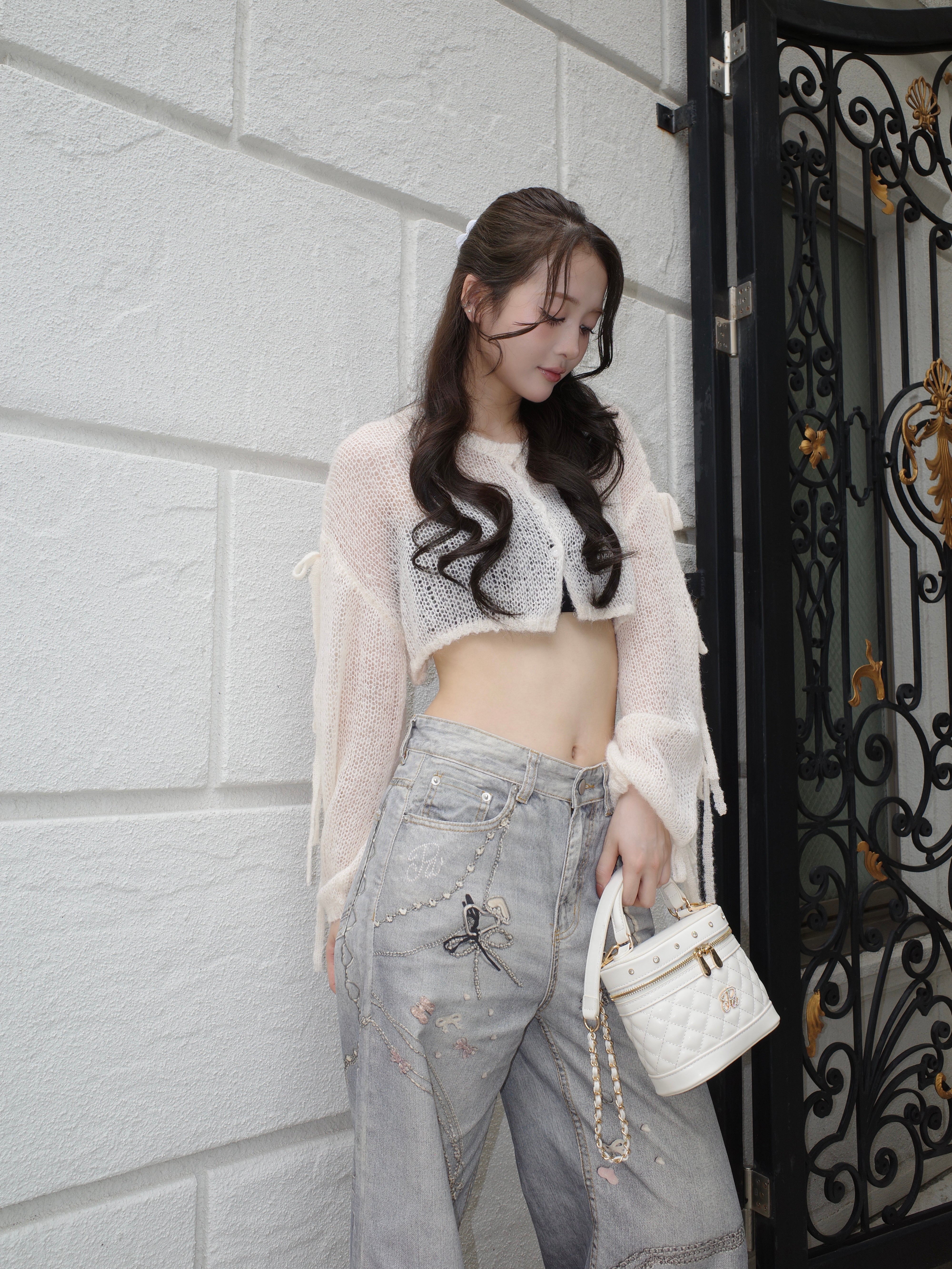 toy print denim ROUGE by pomme Sサイズ toy print denim – ROUGE by POMME d'amour