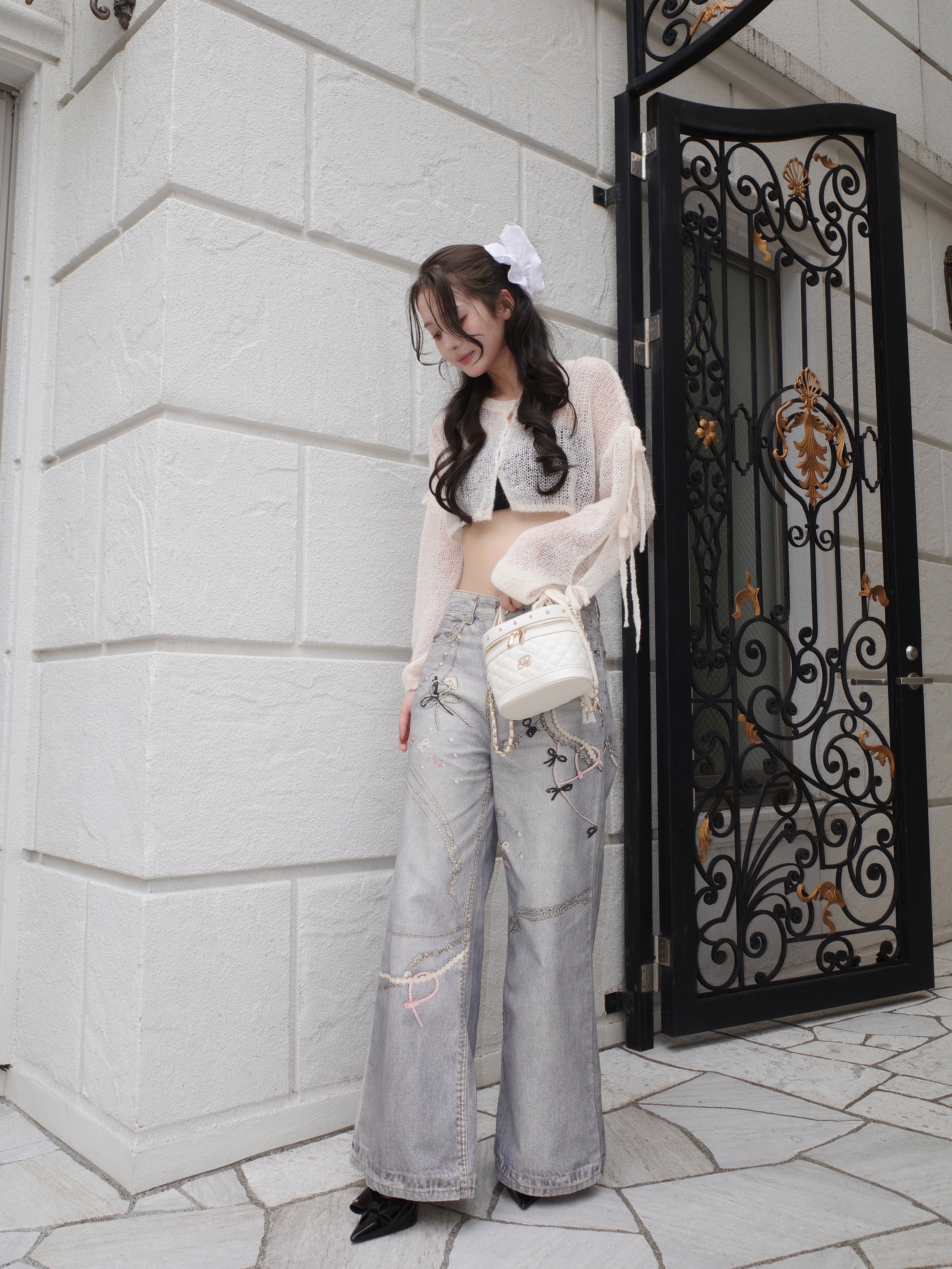 toy print denim ROUGE by pomme Sサイズ toy print denim – ROUGE by POMME d'amour