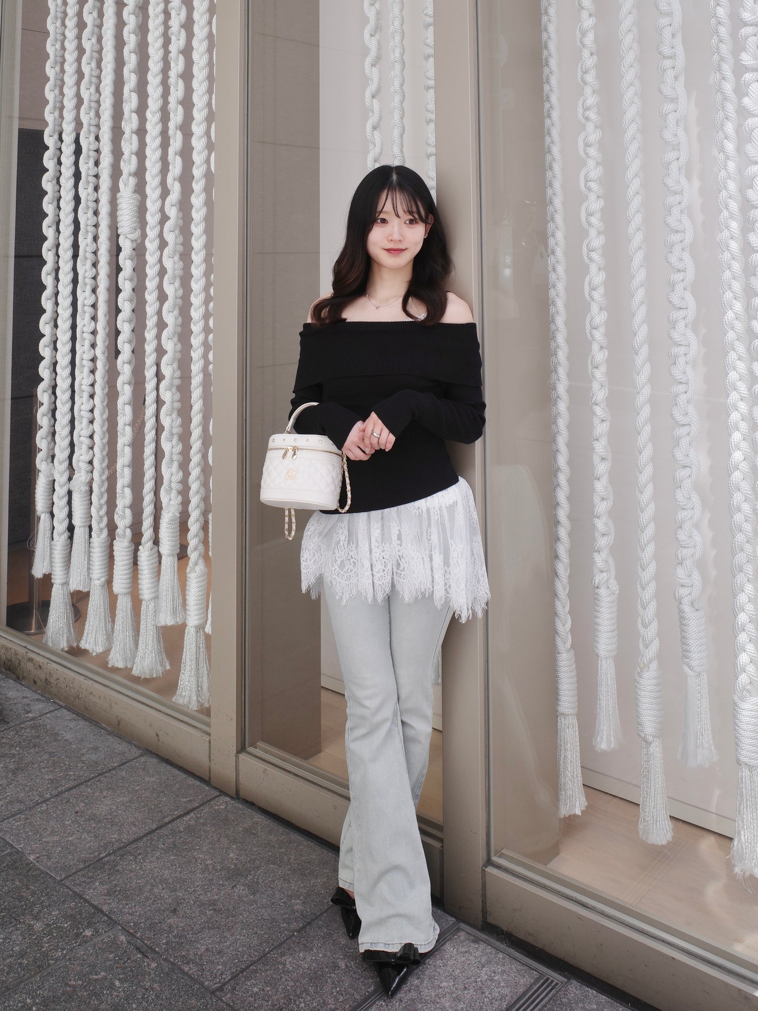 モデル155cm（Fサイズ着用）