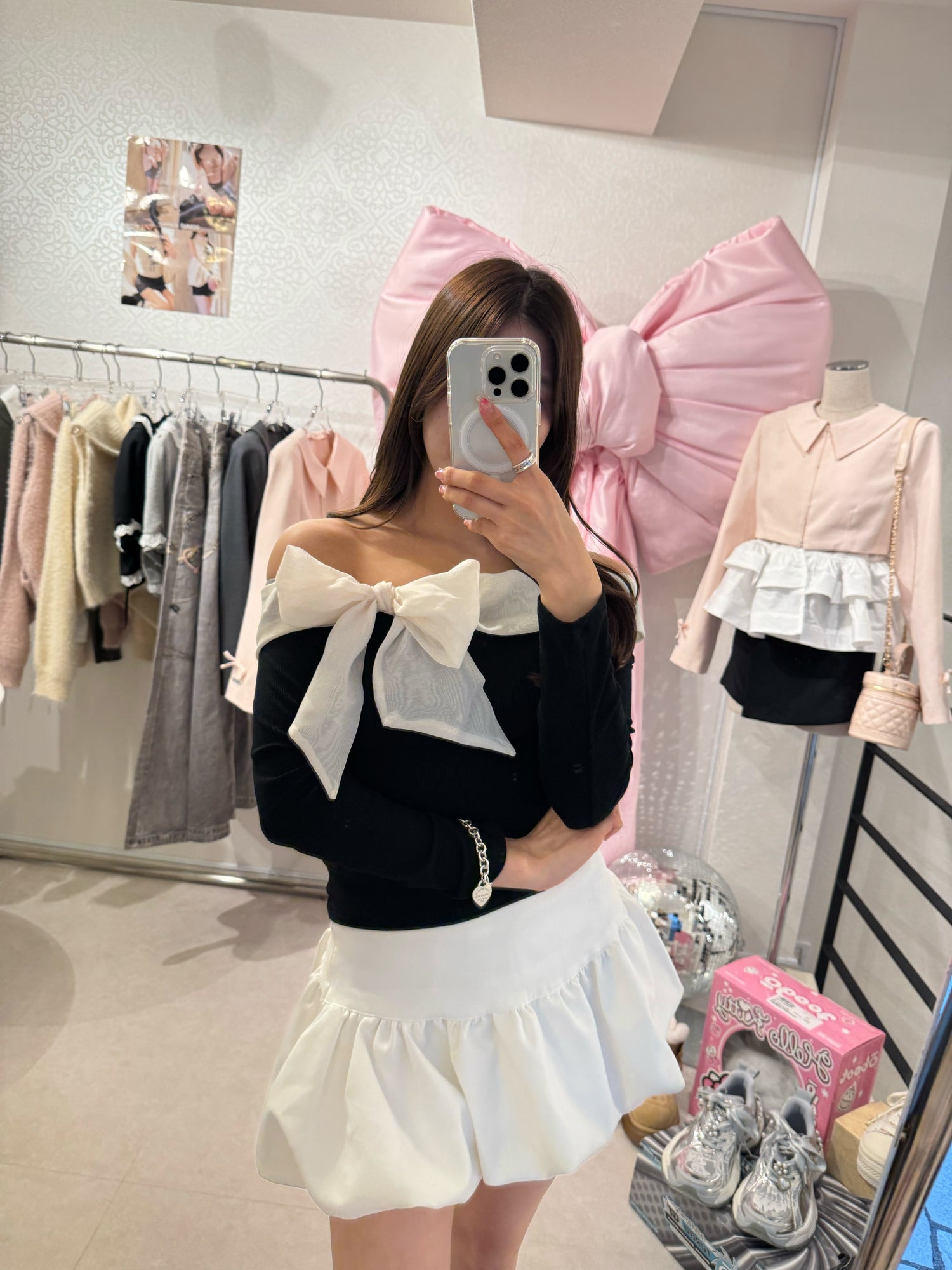 モデル154cm（Fサイズ着用）