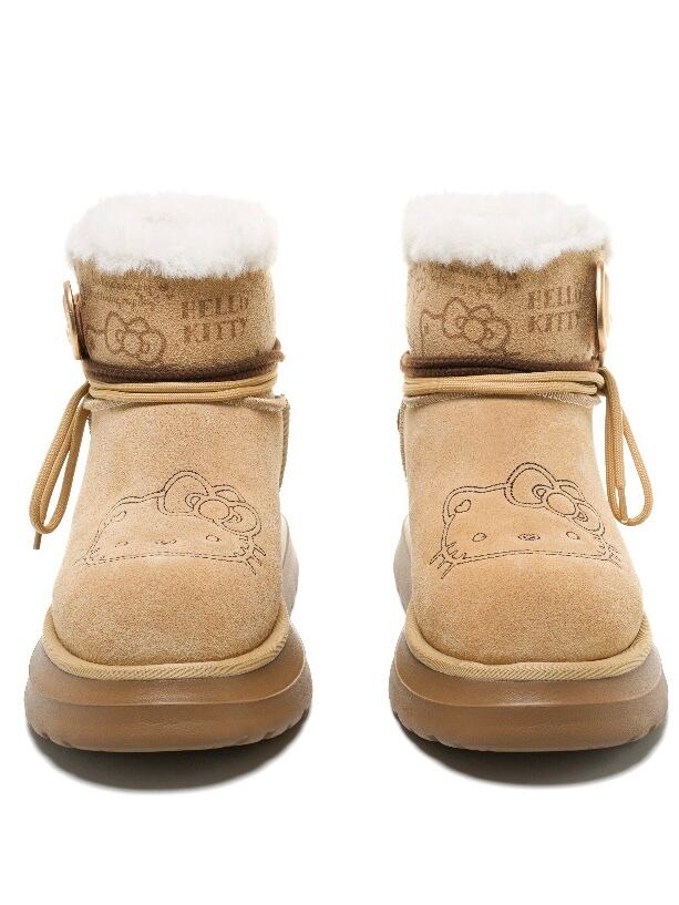 Oboot-medium HELLO KITTY / camel – ROUGE by POMME d'amour