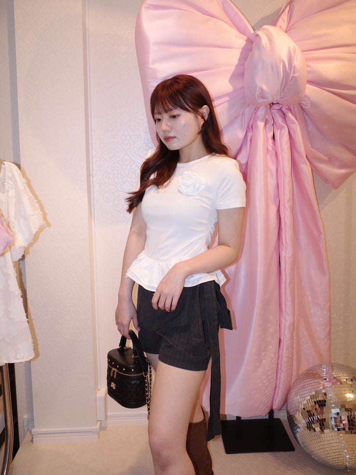 layered warp skort