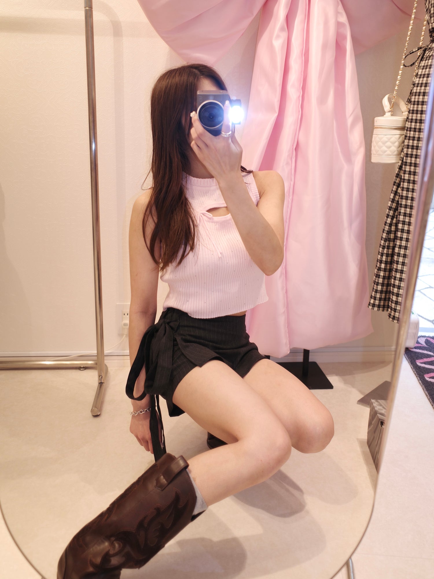 モデル153cm（Sサイズ着用）