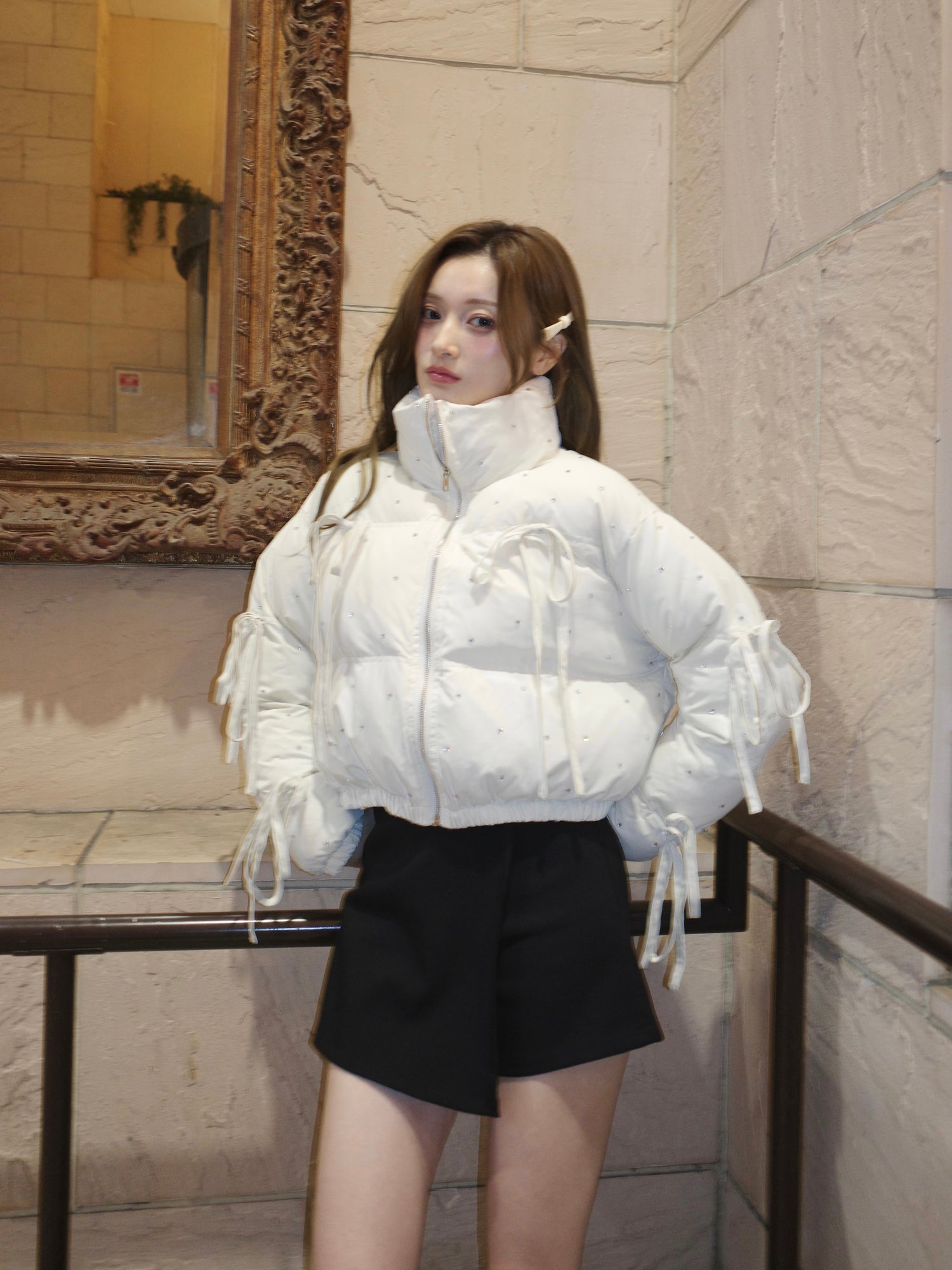 モデル163cm（Fサイズ着用）