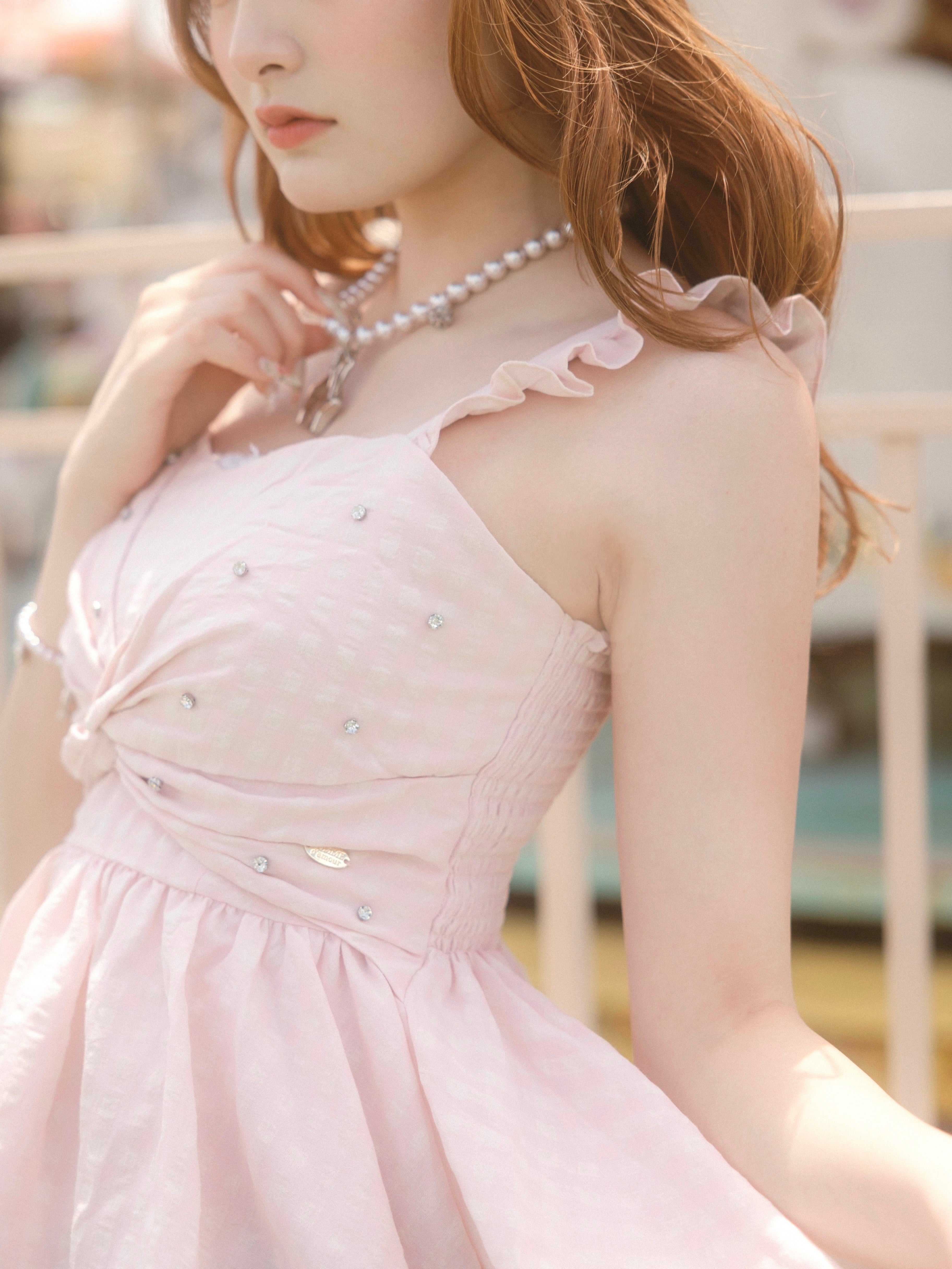 twist ribbon bijou top – ROUGE by POMME d'amour