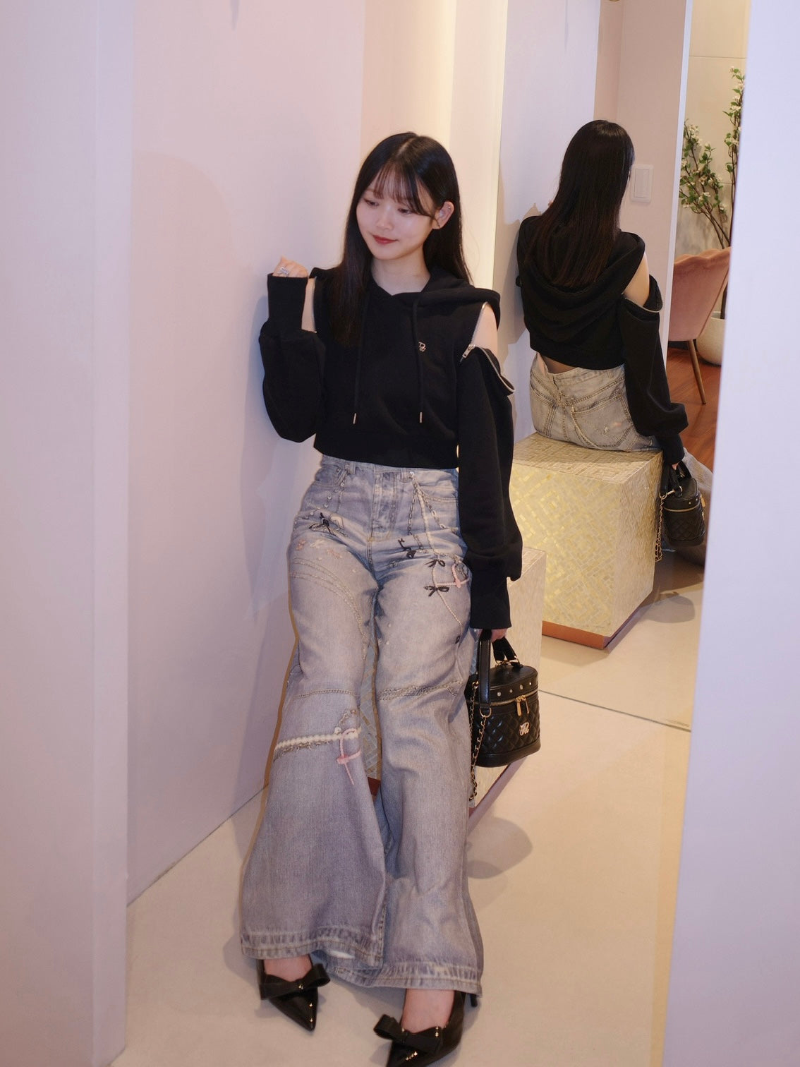 モデル155cm（Sサイズ着用）