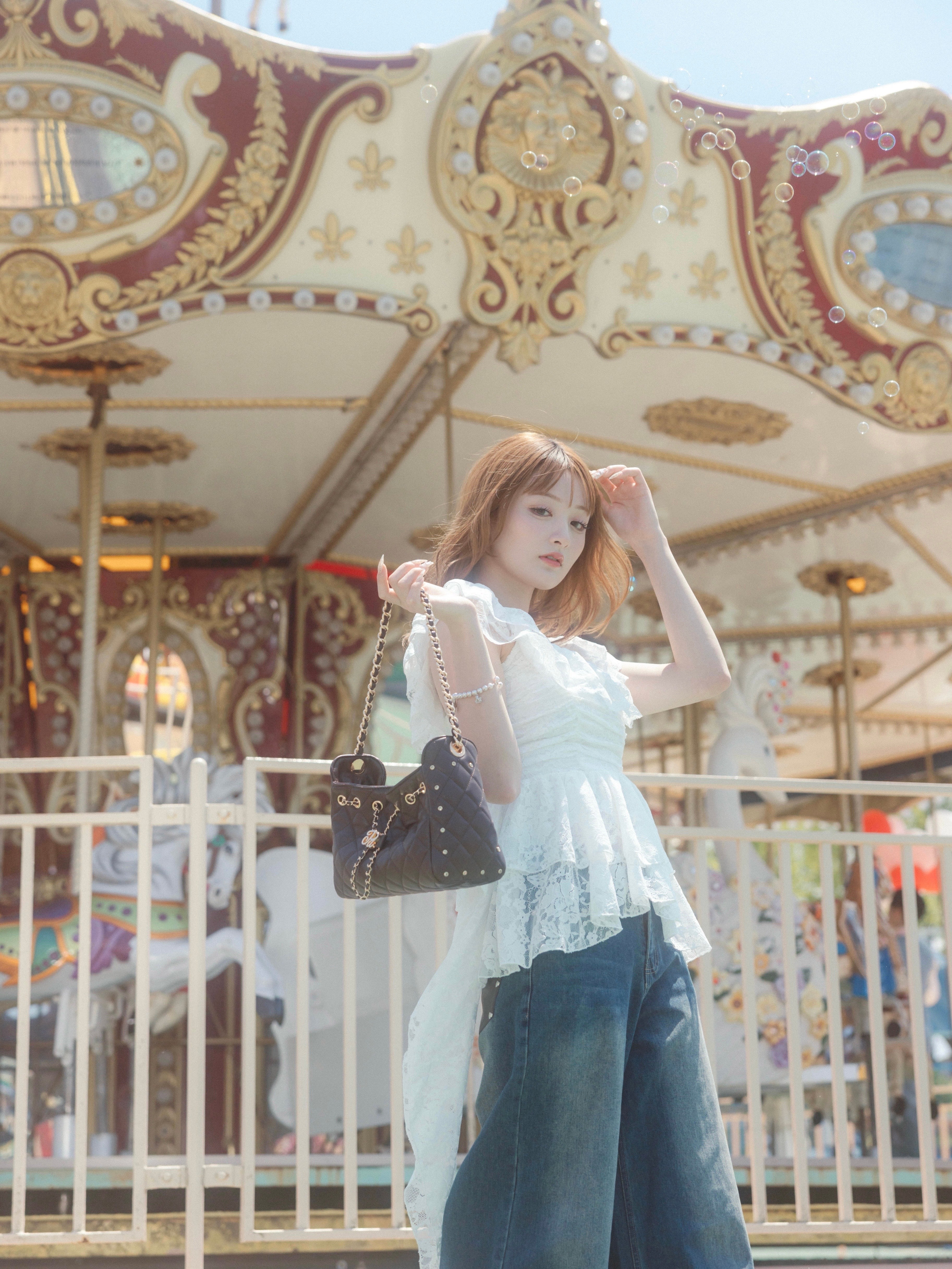 予約】 lace drape top – ROUGE by POMME d'amour