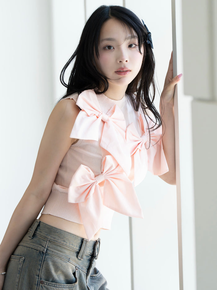 triple ribbon knit