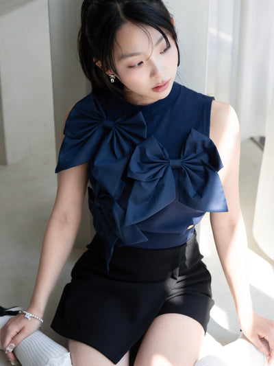 triple ribbon knit