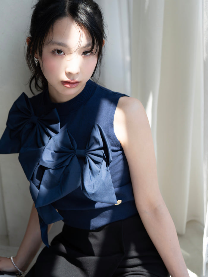 triple ribbon knit