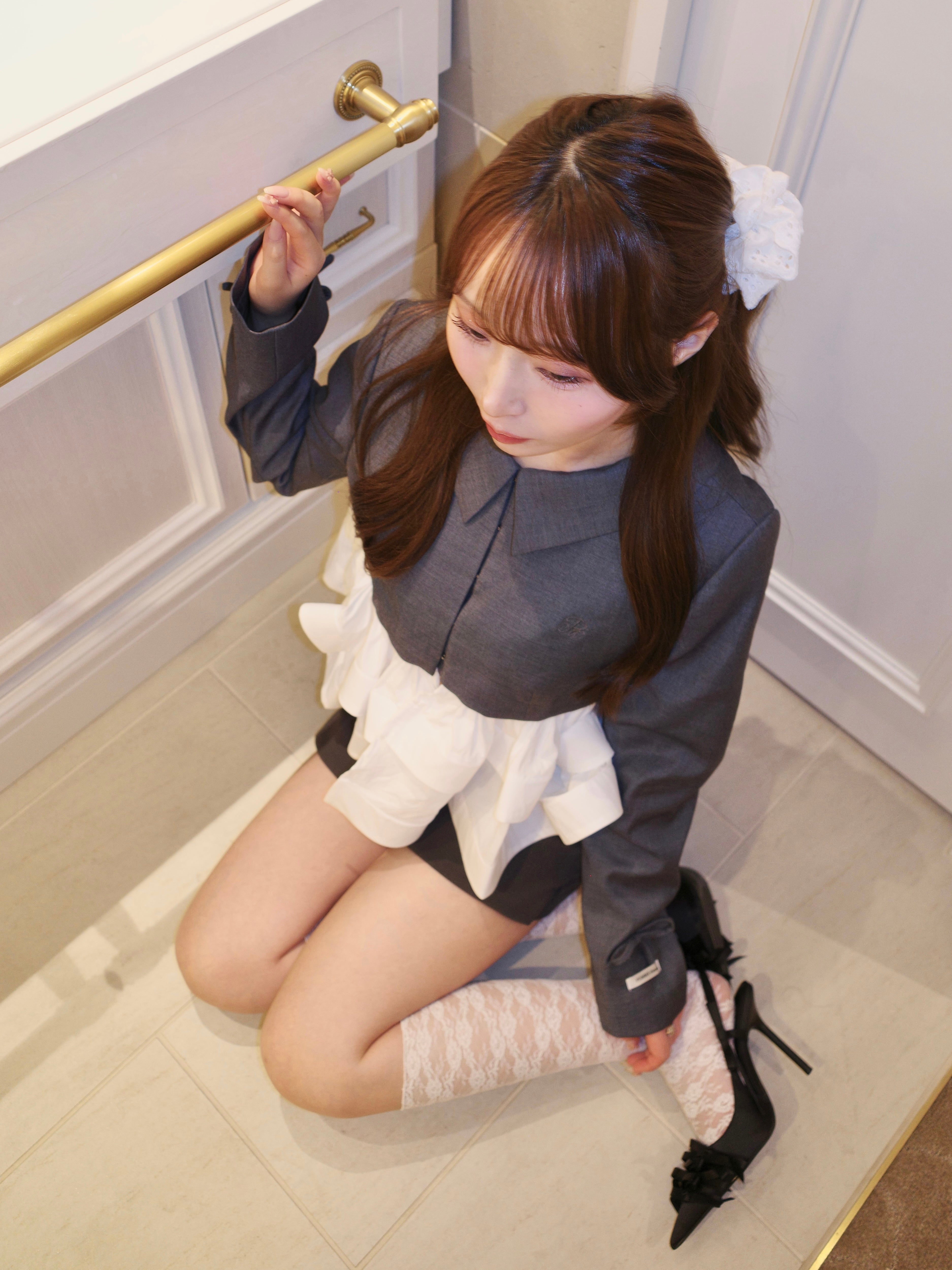 ROUGE by POMME d'amour フリルジャケット 新品 ROUGE by POMME d'amour フリルジャケット 新品 - メルカリ