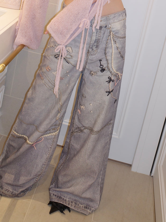 toy print denim