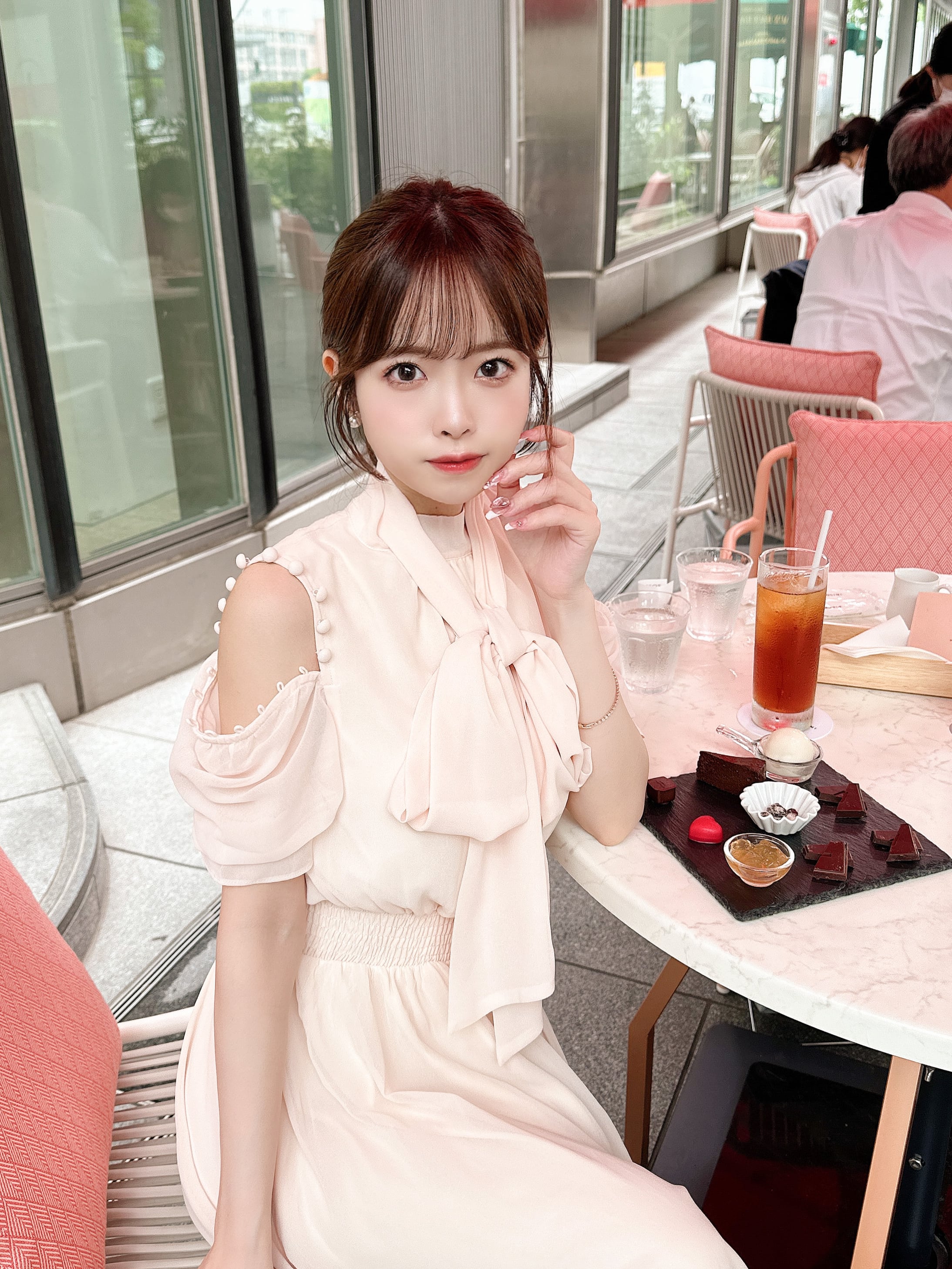 off shoulder 2way onepiece – ROUGE by POMME d'amour