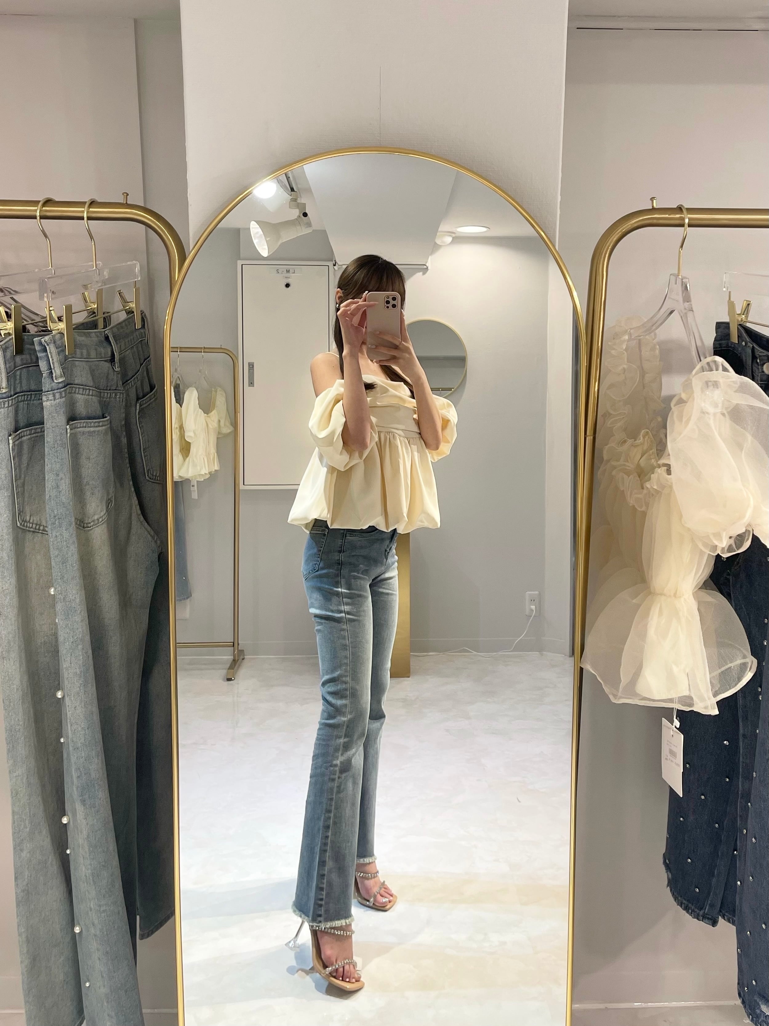stretch flare denim – ROUGE by POMME d'amour