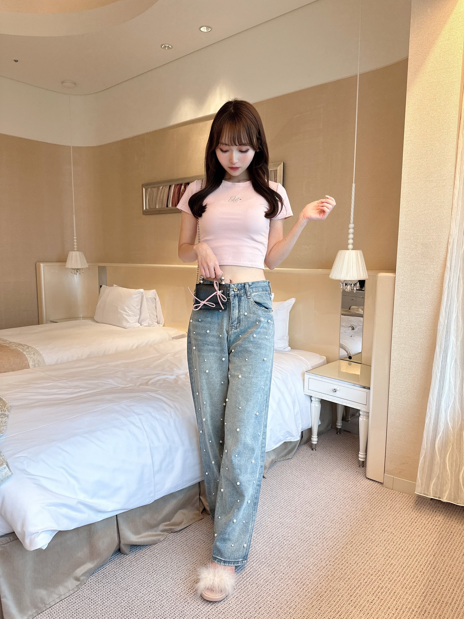 pearl straight denim – ROUGE by POMME d'amour