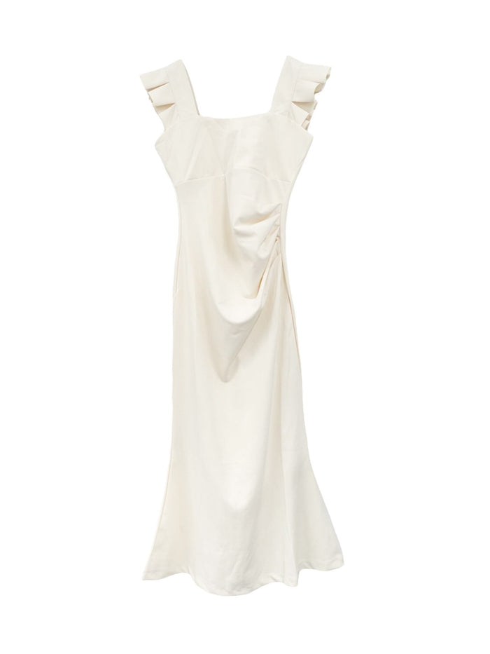 shoulder frill one piece