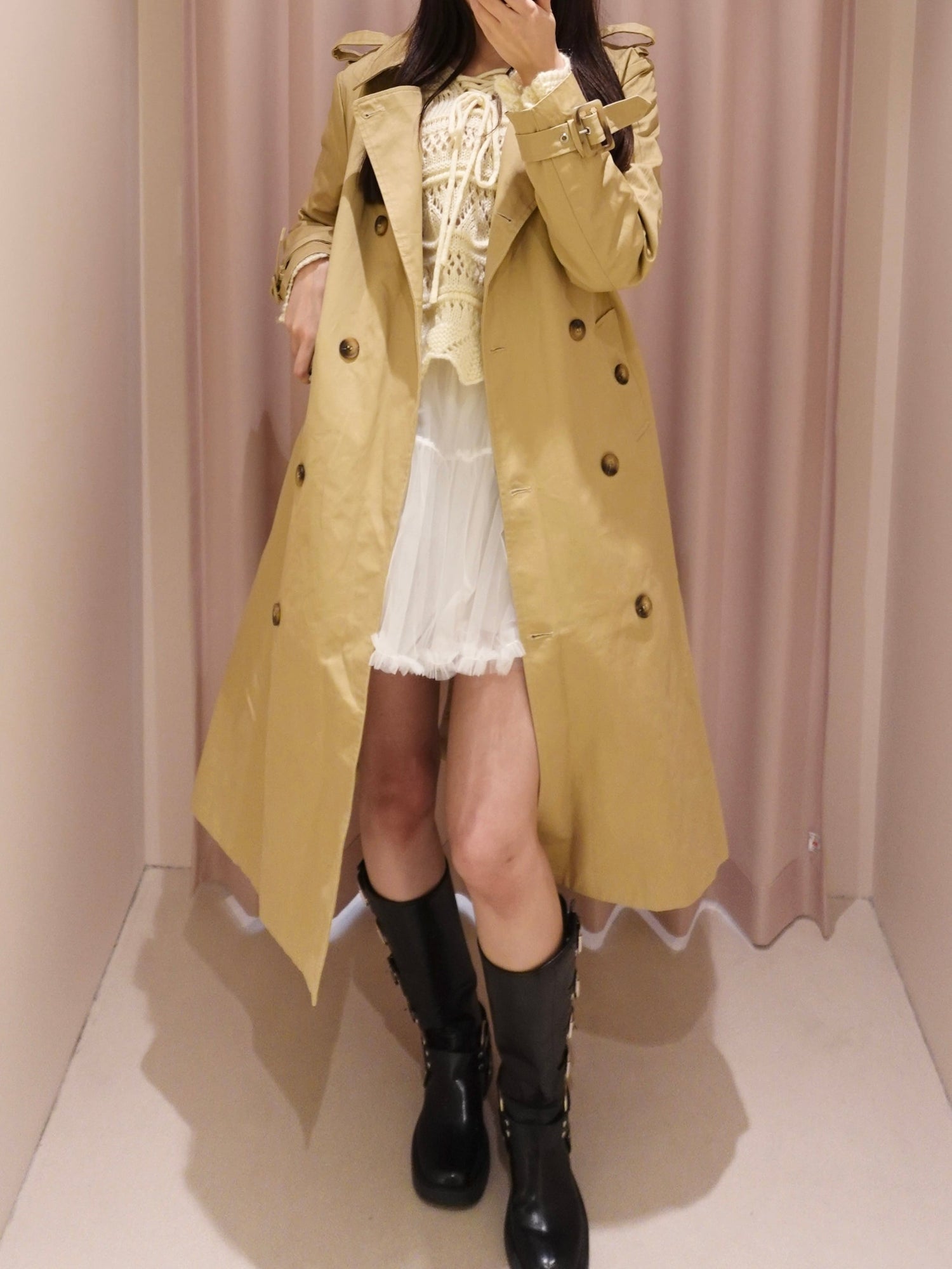 モデル170cm（Fサイズ着用）