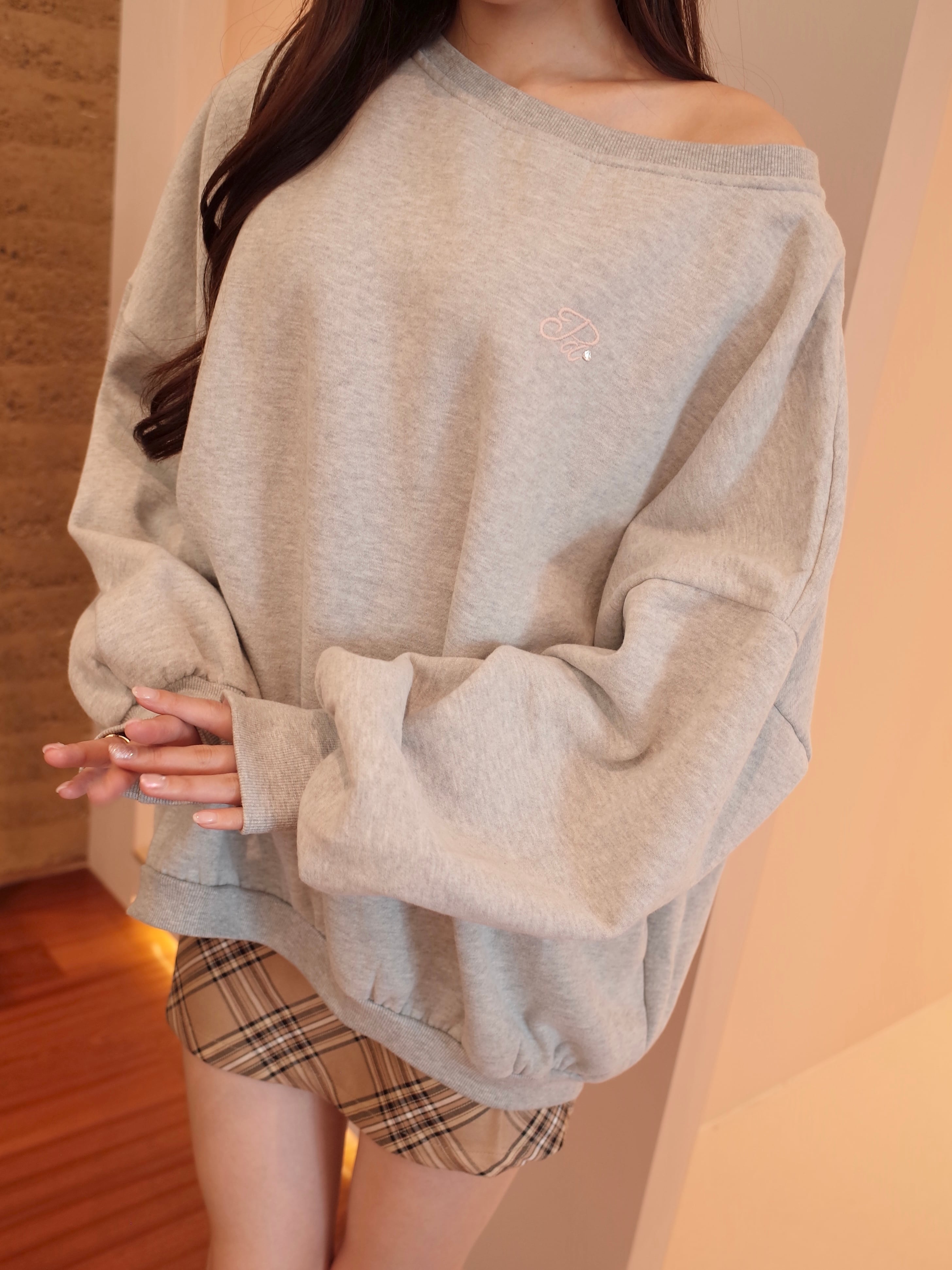 Pd' one shoulder sweat – ROUGE by POMME d'amour