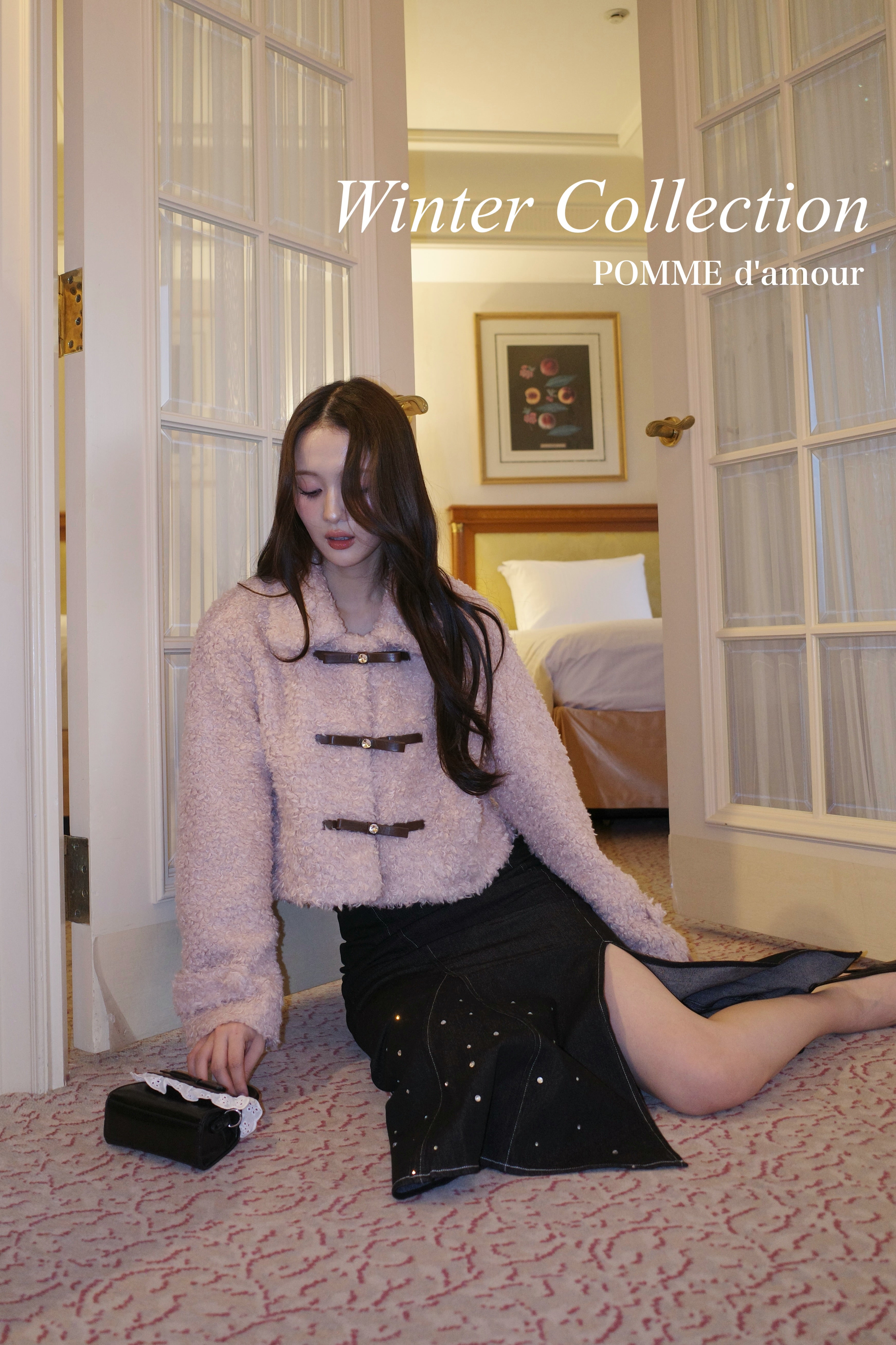 ［美品］ROUGE by POMME d'amour チャームワンピース ROUGE by POMME d'amour チャームワンピース gingham mini onepiece